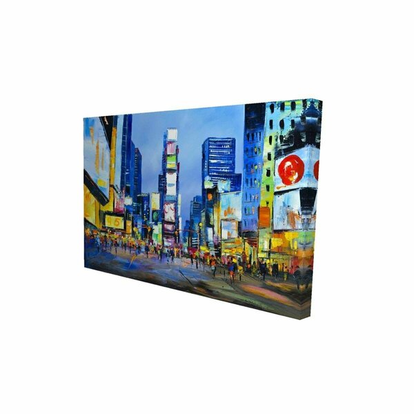 Begin Home Decor 20 x 30 in. Cityscape In Times Square-Print on Canvas 2080-2030-CI34